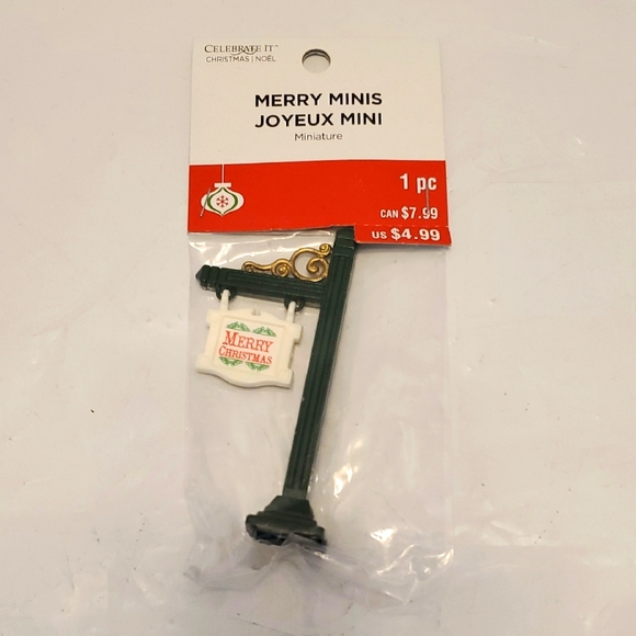 Miniature Christmas Sign - Picture 1 of 1